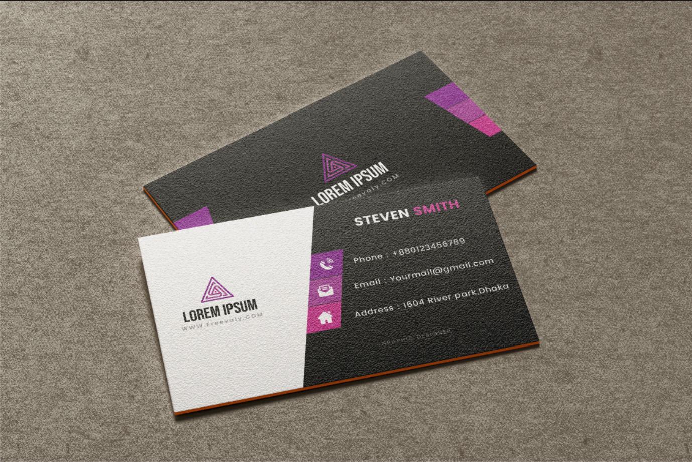 Professional Creative business card design template