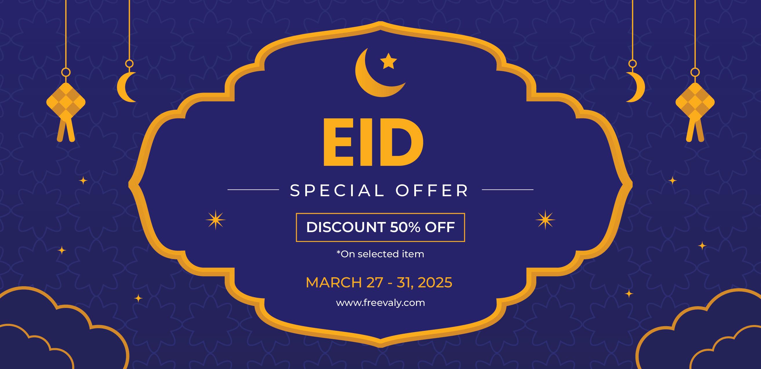 Eid Voucher Template